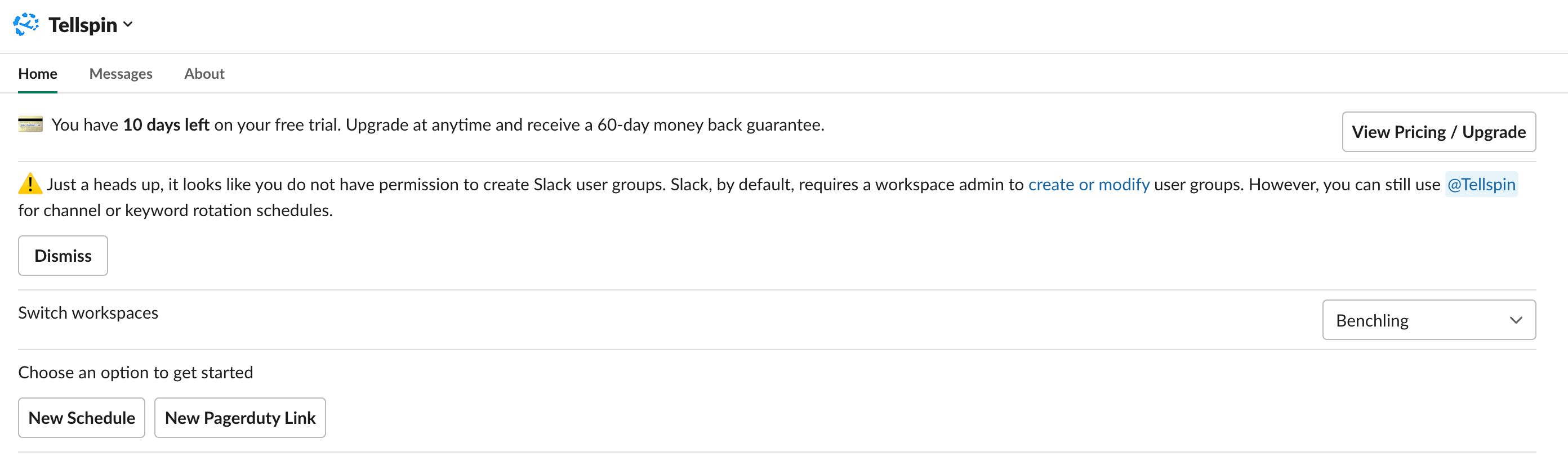 Tellspin Beta Pagerduty Integration (1/2)
