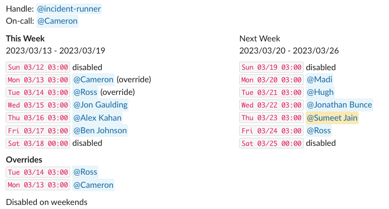 Overrides not reflecting in reminders (1/2)
